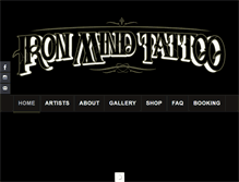 Tablet Screenshot of ironmindtattoo.com